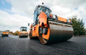 Finished tar road surfacing project in Gauteng